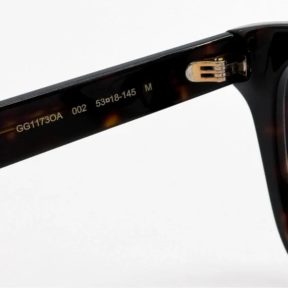 NEW GUCCI GG1173OA CAT EYE BROWN CLEAR WOMEN SUNGLASSES  display picture 3